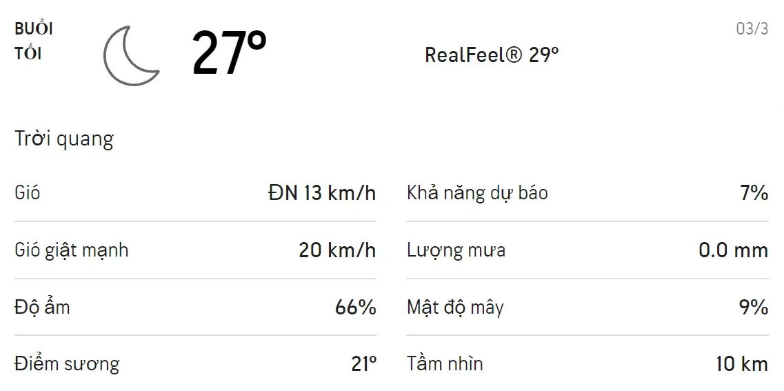 Dự báo thời tiết TPHCM hôm nay 2/3 và ngày mai 3/3/2021: Buổi trưa có chỉ số UV rất cao 8-10 6