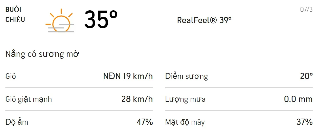 Dự báo thời tiết TPHCM hôm nay 7/3 và ngày mai 8/3/2021: Trời nắng có sương mờ, không mưa 2