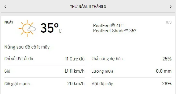 Dự báo thời tiết TPHCM 3 ngày tới 9-11/3/2021: nhiều nắng, lượng tia UV rất nguy hại 5