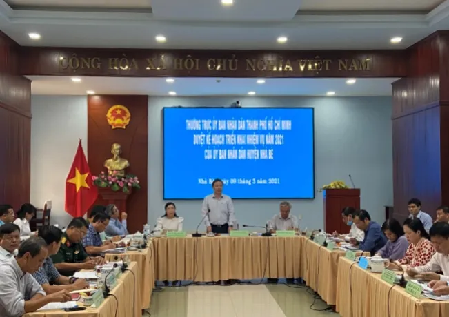 Ông Dương Anh Đức - Phó Chủ tịch UBND TPHCM phát biểu chỉ đạo hội nghị.