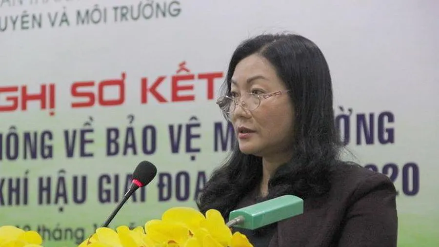 Bà Nguyễn Thị Thanh Mỹ, Phó Giám đốc Sở Tài nguyên và Môi trường Thành phố Hồ Chí Minh.