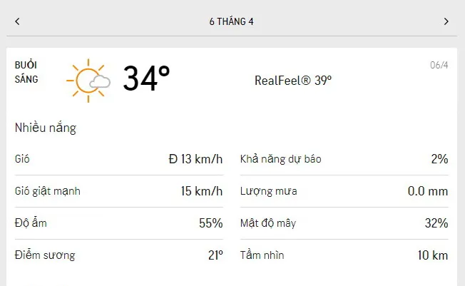 Dự báo thời tiết TPHCM hôm nay 5/4 và ngày mai 6/4/2021: trời có mây từng đợt, lượng tia UV cực đại 4