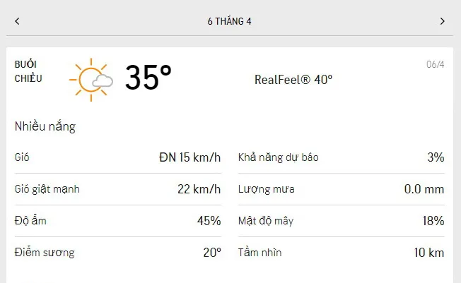Dự báo thời tiết TPHCM hôm nay 5/4 và ngày mai 6/4/2021: trời có mây từng đợt, lượng tia UV cực đại 5