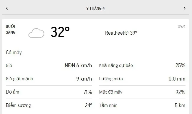 Dự báo thời tiết TPHCM hôm nay 8/4 và ngày mai 9/4/2021: Nhiệt độ cao nhất 33 độ C, buổi chiều có mâ 4