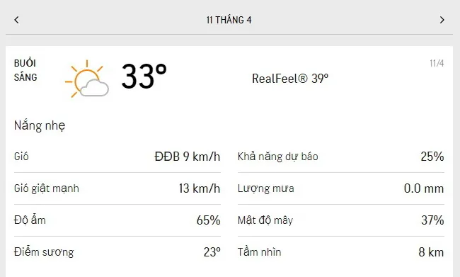 Dự báo thời tiết TPHCM hôm nay 11/4 và ngày mai 12/4/2021: sáng nắng dịu, buổi chiều có mưa dông 1