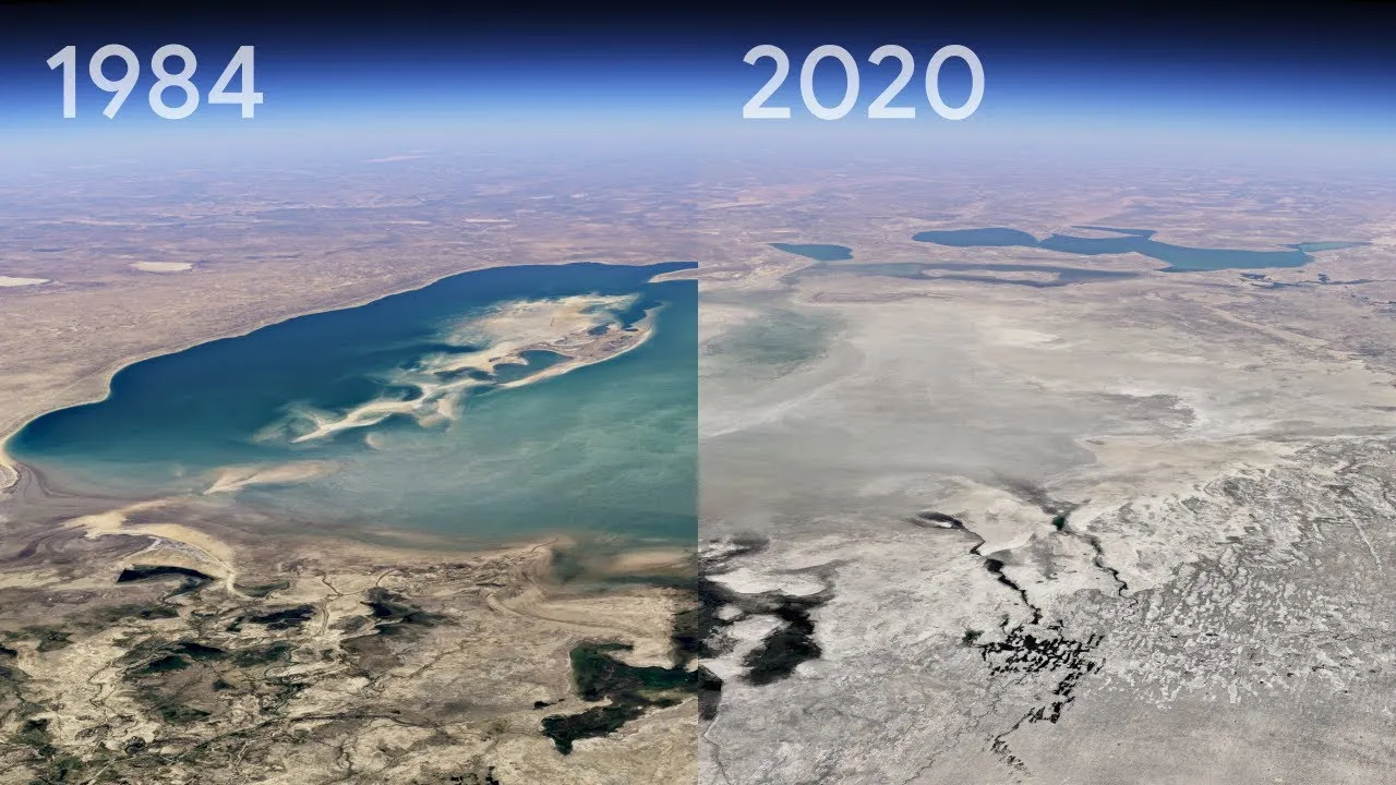 Tác động của biến đổi khí hậu qua thay đổi lớn nhất của Google Earth