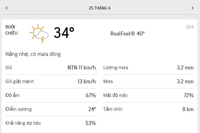 Dự báo thời tiết TPHCM hôm nay 25/4 và ngày mai 26/4/2021: trời có mây từng đợt, lượng UV ở mức 11 2