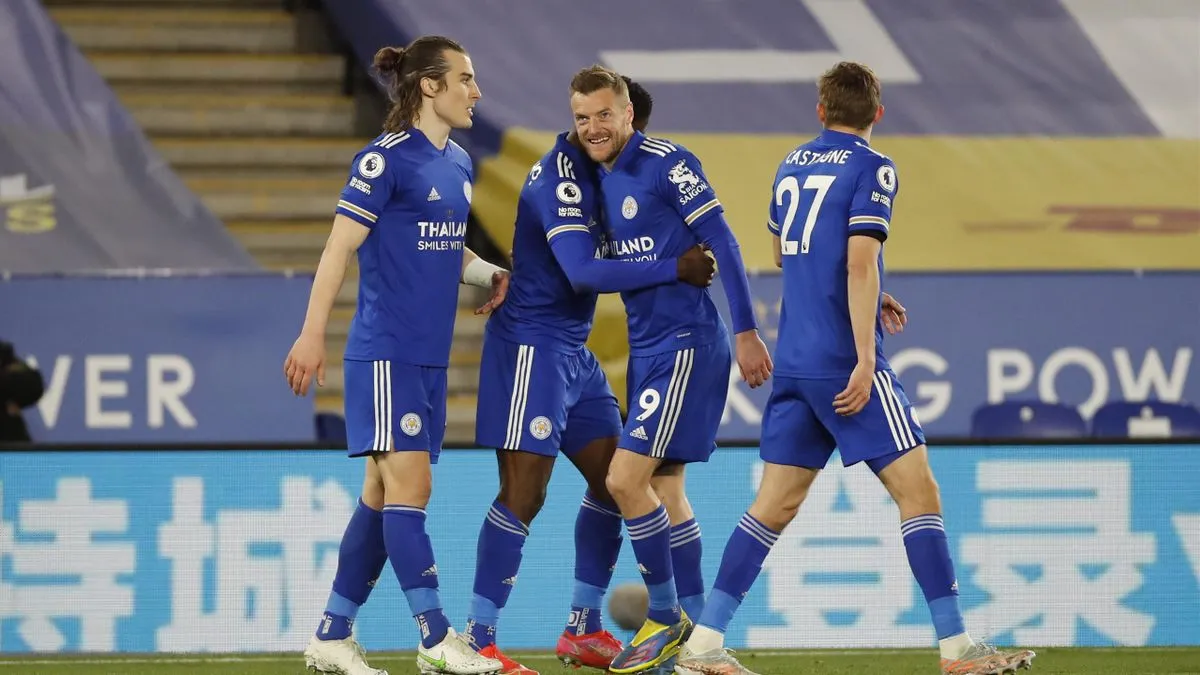 Ngược dòng đá bại Crystal Palace, Leicester củng cố vị trí thứ 3 trên BXH