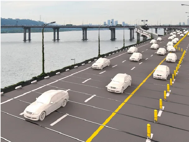 Ứng dụng dải phân cách di động để giảm kẹt xe là giải pháp đơn giản, ít tốn kém nhất 6