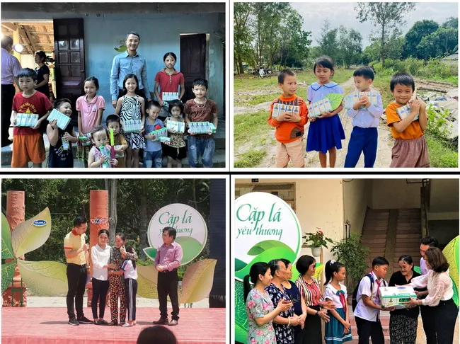 Vinamilk cùng Cặp lá yêu thương tiếp sức đến trường cho trẻ em tỉnh Ninh Bình 5