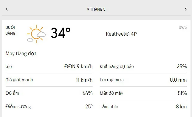 Dự báo thời tiết TPHCM hôm nay 8/5 và ngày mai 9/5/2021: Nắng nóng, gió nhẹ - buổi chiều có mưa dông 4