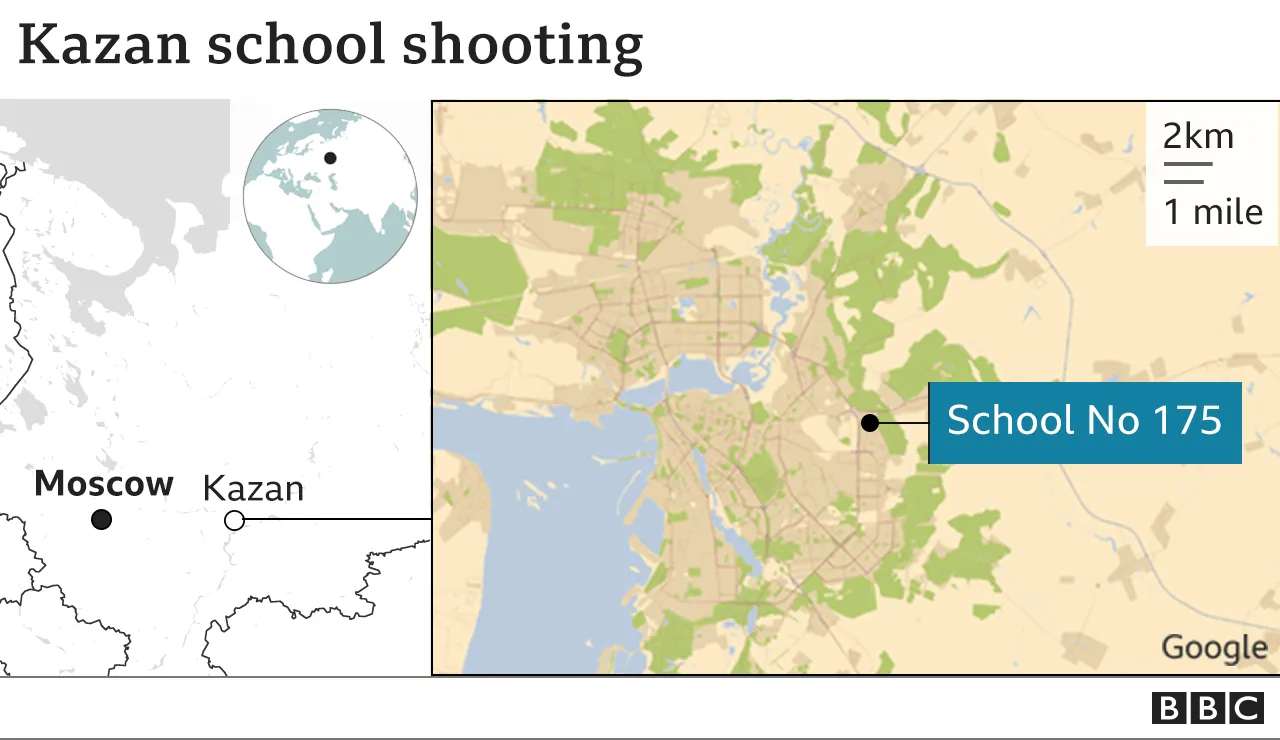 Xả súng kinh hoàng tại một trường học ở Nga, nhiều học sinh thiệt mạng