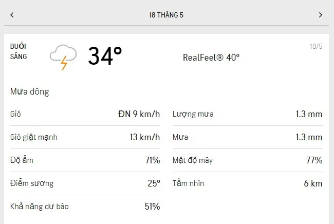 Dự báo thời tiết TPHCM hôm nay 18/5 và ngày mai 19/5/2021: mưa dông rải rác, gió nhẹ 1