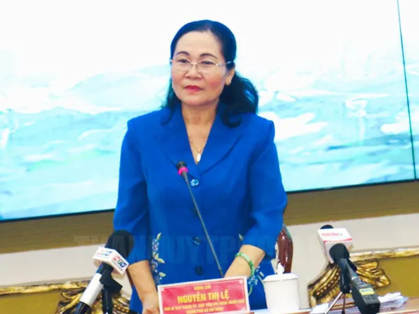 Chủ tịch HĐND TPHCM, Chủ tịch Ủy ban Bầu cử Thành phố Nguyễn Thị Lệ