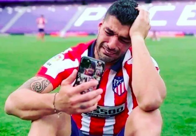Suarez khóc khi cùng Atletico vô địch La Liga