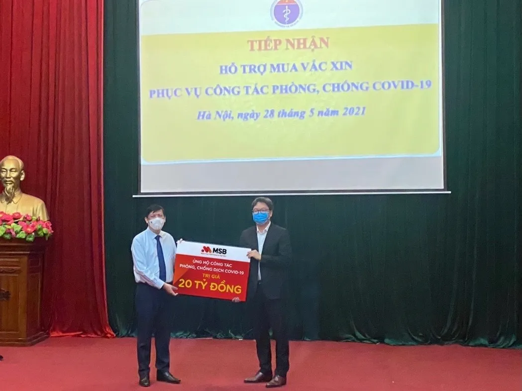 MSB ho tro quy phong chong Covid-19