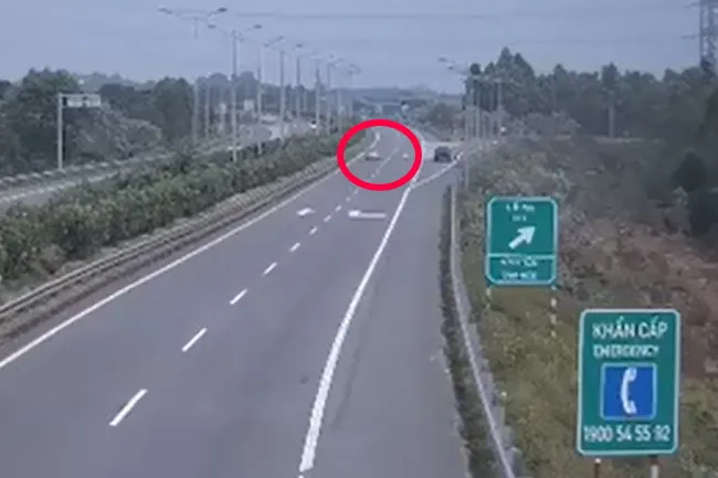 Xử phạt nữ tài xế đi ngược chiều 20 mét trên cao tốc Nội Bài – Lào Cai 1