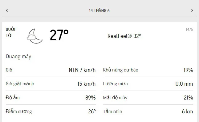 Dự báo thời tiết TPHCM hôm nay 14/6 và ngày mai 15/6/2021: nhiều mây, gió nhẹ và mưa rào rải rác 3