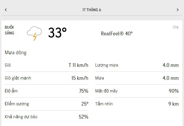 Dự báo thời tiết TPHCM hôm nay 17/6 và ngày mai 18/6/2021: khả năng có mưa dông rải rác 1
