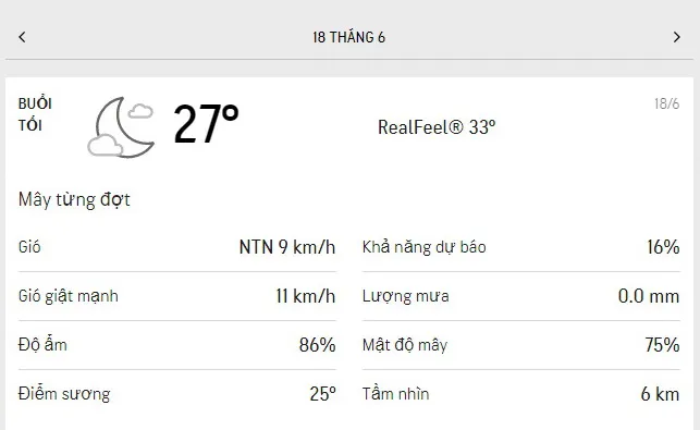 Dự báo thời tiết TPHCM hôm nay 17/6 và ngày mai 18/6/2021: khả năng có mưa dông rải rác 6