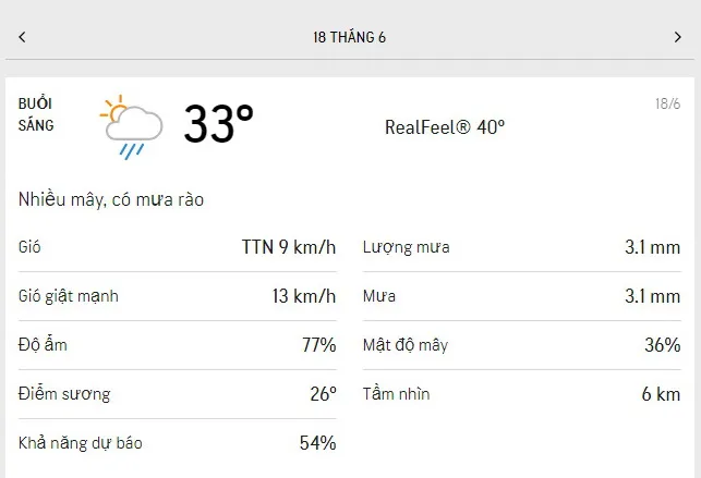 Dự báo thời tiết TPHCM hôm nay 17/6 và ngày mai 18/6/2021: khả năng có mưa dông rải rác 4