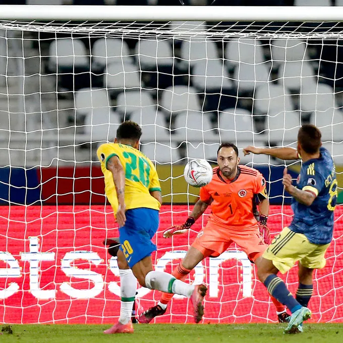 Copa America 2021: Ngược dòng đá bại Colombia, Brazil sớm giành vé vào tứ kết