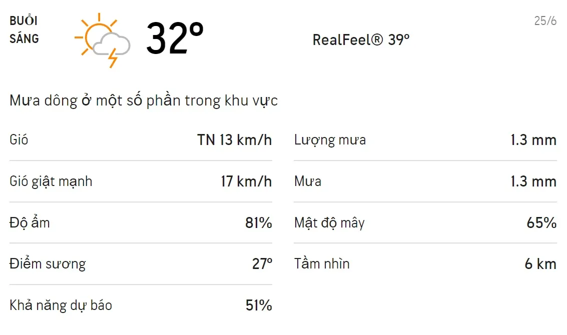 Dự báo thời tiết TPHCM hôm nay 24/6 và ngày mai 25/6: Trưa chiều có mưa dông 4