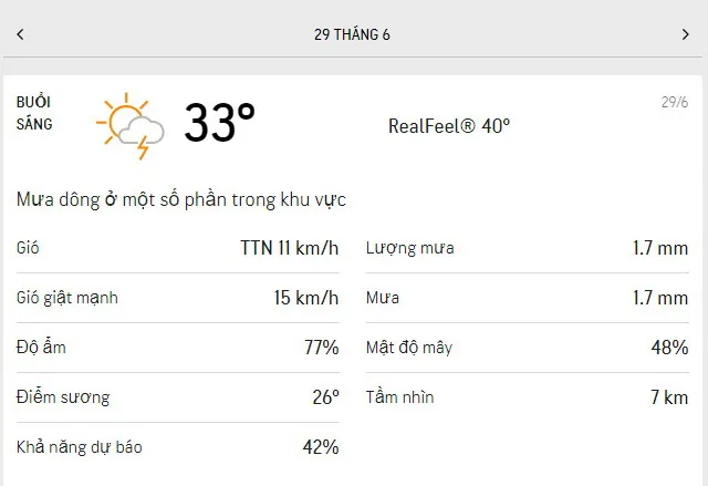 Dự báo thời tiết TPHCM hôm nay 29/6 và ngày mai 30/6/2021: tiếp tục nắng nóng, cao nhất 34 độ C 1