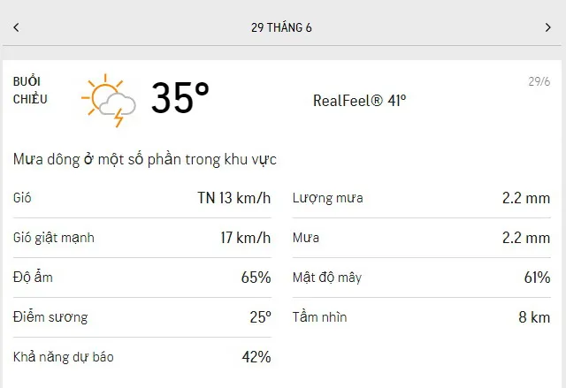 Dự báo thời tiết TPHCM hôm nay 29/6 và ngày mai 30/6/2021: tiếp tục nắng nóng, cao nhất 34 độ C 2