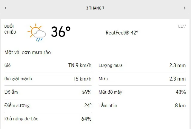 Dự báo thời tiết TPHCM hôm nay 3/7 và ngày mai 4/7/2021: sáng nắng gắt, chiều có mưa rào 2