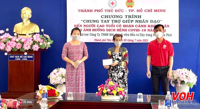 Hội Chữ thập đỏ thành phố Thủ Đức tiếp tục thực hiện chương trình 