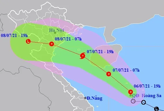 Tin áp thấp nhiệt đới, cảnh báo mưa lớn diện rộng và các chỉ đạo ứng phó 1