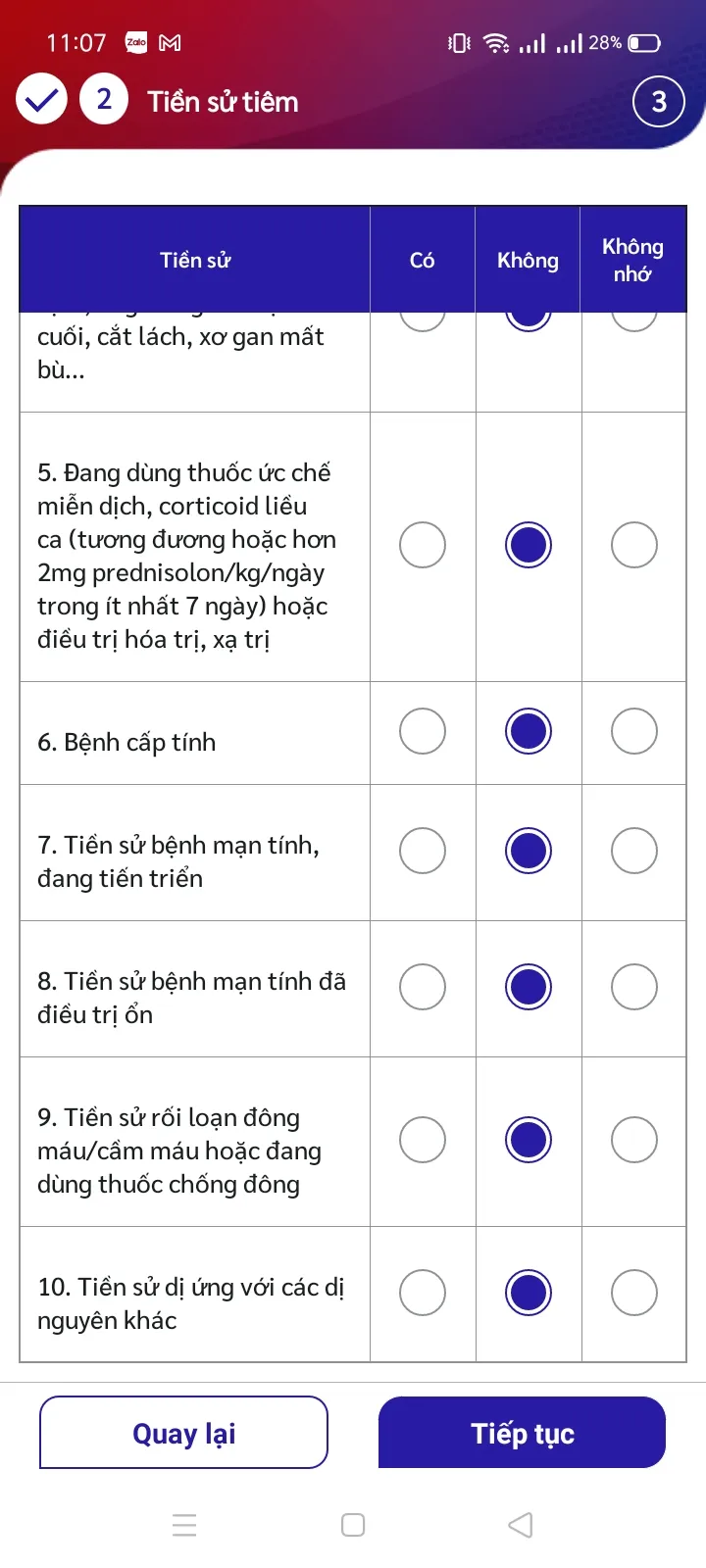 ứng dụng sổ sức khỏe điện tử, đăng ký tiêm phòng