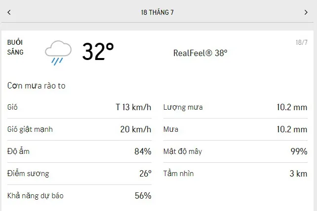 Dự báo thời tiết TPHCM hôm nay 18/7 và ngày mai 19/7/2021: nắng dịu, nhiều nơi có mưa lớn 1