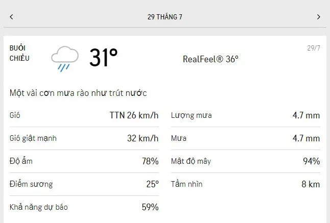 Dự báo thời tiết TPHCM hôm nay 29/7 và ngày mai 30/7/2021: nhiều mây, nắng dịu, mưa rào rải rác 2