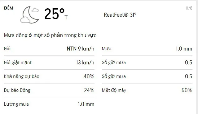 Dự báo thời tiết TPHCM 3 ngày tới (10/8 đến ngày 12/8): trời có mây, mưa rải rác 4