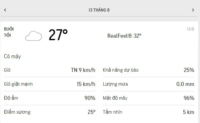 Dự báo thời tiết TPHCM hôm nay 13/8 và ngày mai 14/8/2021: có nắng, thỉnh thoảng vài cơn mưa dông 3