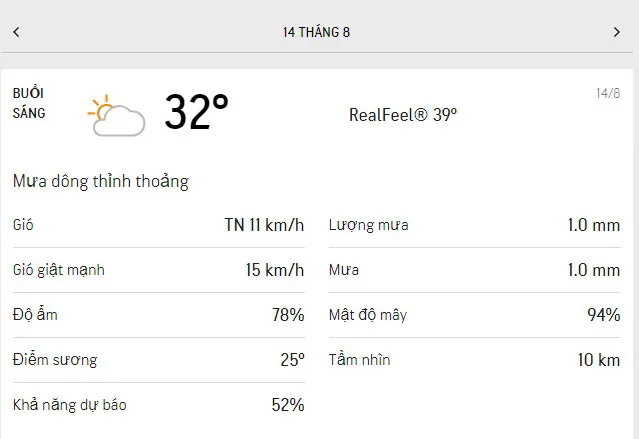 Dự báo thời tiết TPHCM hôm nay 13/8 và ngày mai 14/8/2021: có nắng, thỉnh thoảng vài cơn mưa dông 4