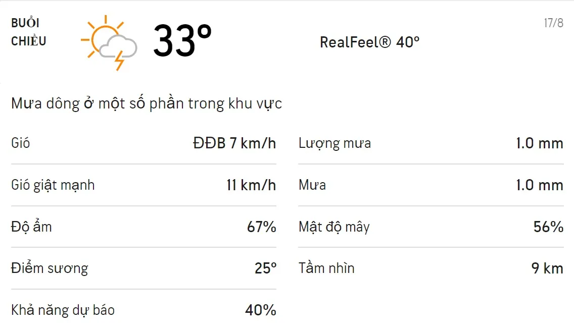 Dự báo thời tiết TPHCM hôm nay 17/8 và ngày mai 18/8: Cả ngày có mưa dông rải rác 2