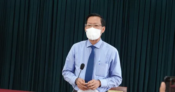 Chủ tịch UBND TP.HCM Phan Văn Mãi làm trưởng Ban chỉ đạo xây dựng kế hoạch phòng, chống dịch COVID-19 và phục hồi kinh tế TP - Ảnh: TTO