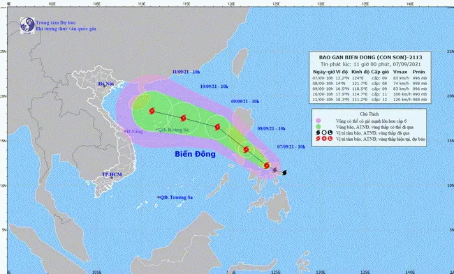 Tin bão gần Biển Đông: Bão Conson có thể gây ảnh hưởng đến nước ta trong những ngày tới 1