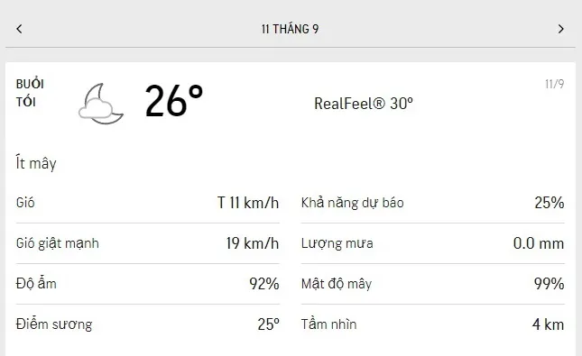 Dự báo thời tiết TPHCM hôm nay 10/9 và ngày mai 11/9/2021: sáng có nắng, chiều tối mưa rào nhiều nơi 6