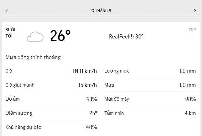 Dự báo thời tiết TPHCM hôm nay 12/9 và ngày mai 13/9/2021: nắng nhẹ, ít mưa và có gió mạnh 6