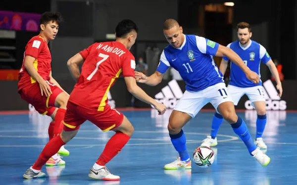 VCK Futsal World Cup 2021: Chênh lệch đẳng cấp, Việt Nam thua đậm Brazil