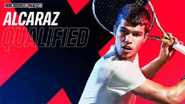 Carlos Alcaraz giành vé dự Next Gen ATP Finals 2021 - Sao tennis bị đuổi bức xúc hơn Djokovic