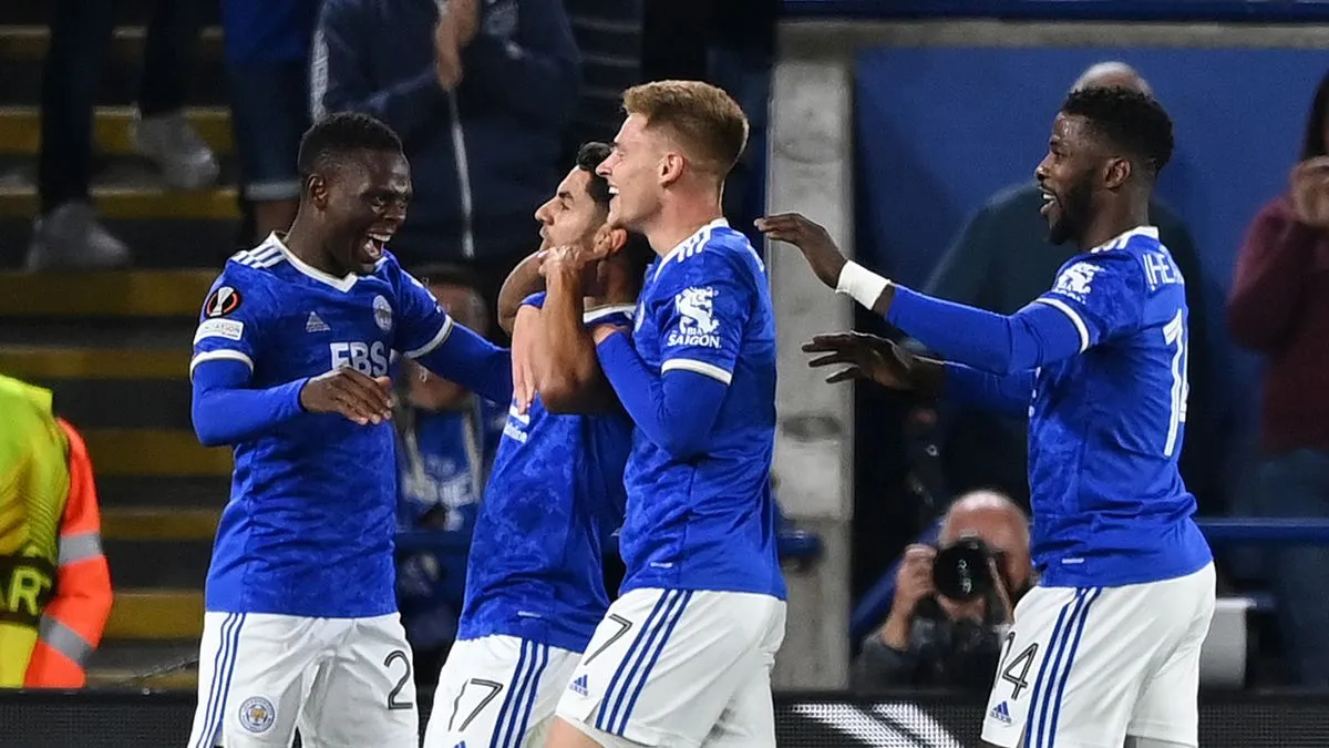 Diễn biến chính trận Leicester City 2-2 Napoli - Europa League 2021/22