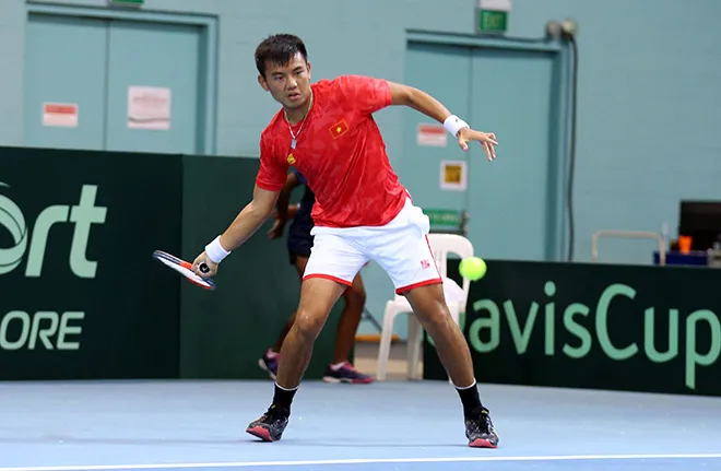 Tay vợt Lý Hoàng Nam giúp quần vợt Việt Nam giành vé tranh play-off  Davis Cup