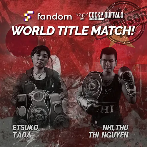 Võ sĩ Việt Nam Thu Nhi (phải) sẽ tranh đai WBO thế giới với võ sĩ Etsuko Tada của Nhật tại sự kiện vào tháng 10 tới ở Hàn Quốc
