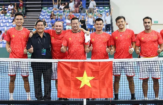 Đánh bại Malaysia, ĐT quần vợt Việt Nam thăng hạng đấu play-off Davis Cup nhóm II Thế giới năm 2022