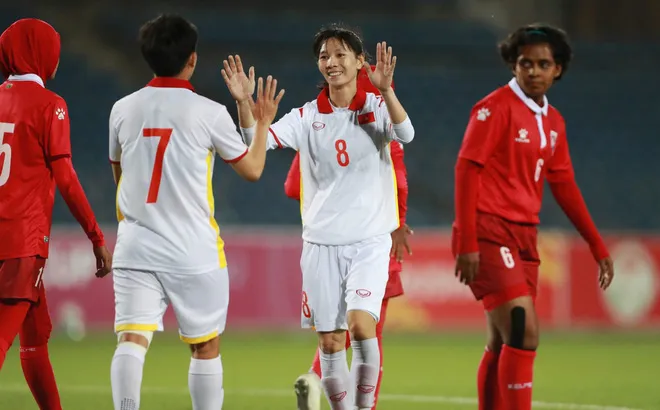 Vòng loại bóng đá nữ châu Á 2022: ĐT nữ Việt Nam hủy diệt Maldives 16 bàn